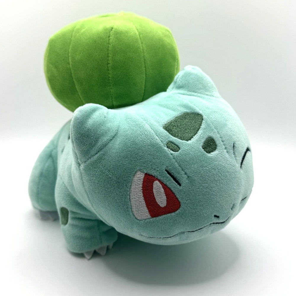 Nintendo Pokemon Stuffed Winking Bulbasaur Plush Game Freak 2023